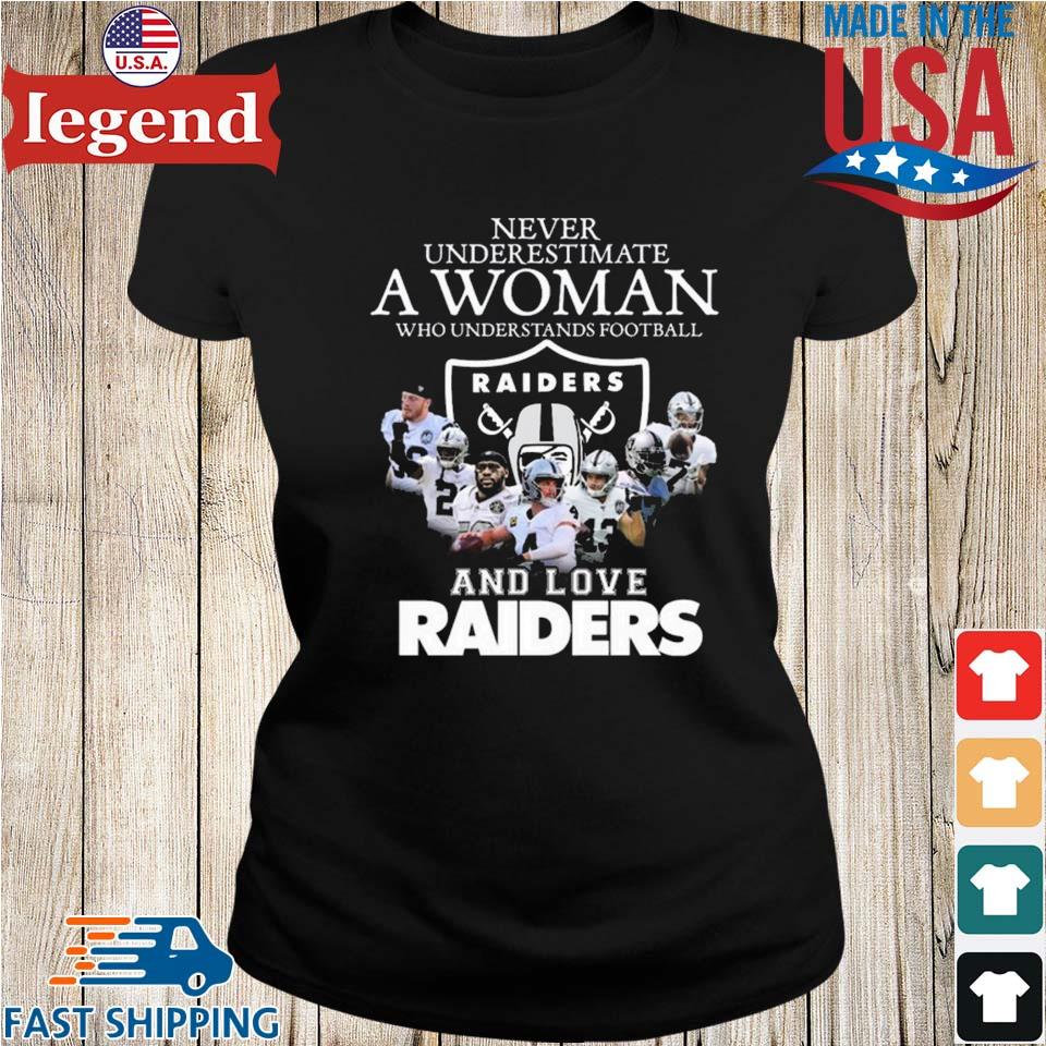 LAS VEGAS RAIDERS ALWAYS READY BOYFRIEND FIT LONG SLEEVE TEE