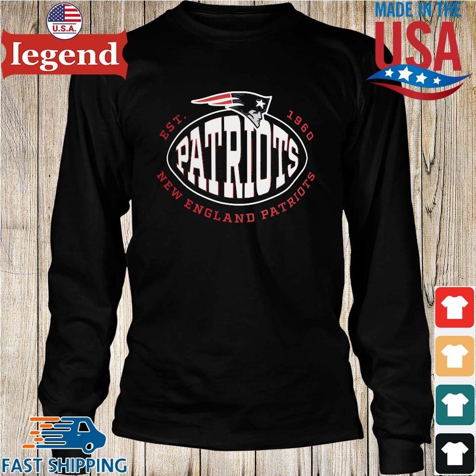 NFL New England Patriots Long Sleeve Product Placement T-Shirt 