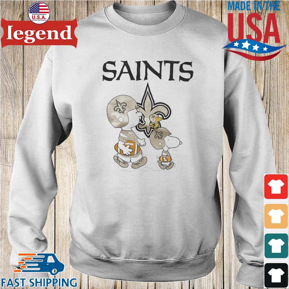 New Orleans Saints Snoopy and Charlie Brown Peanuts shirt, hoodie, sweater,  long sleeve and tank top