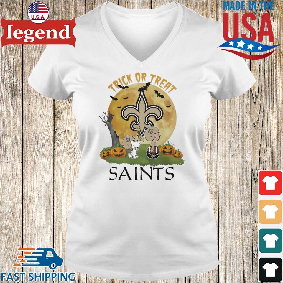 NEW FASHION 2023 New Orleans Saints T-shirt Halloween Horror Night