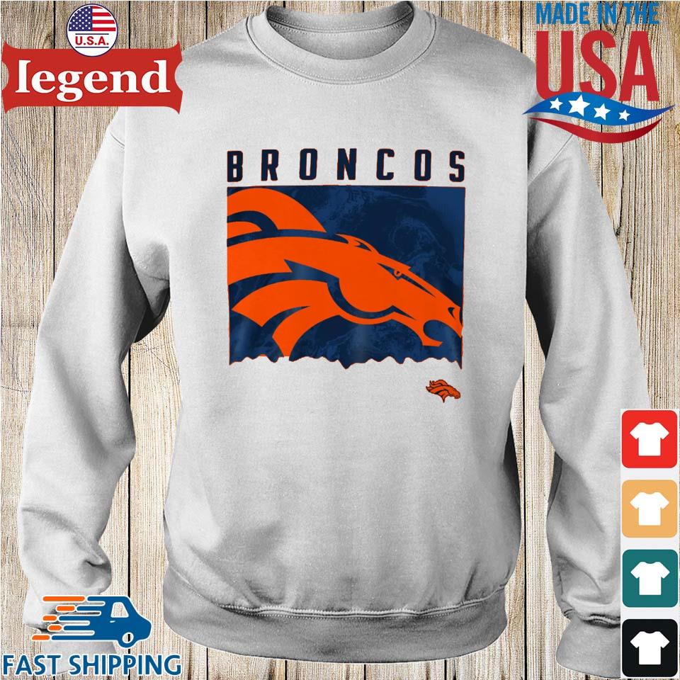 Nfl Team Apparel Youth Denver Broncos Liquid Camo T-shirt,Sweater