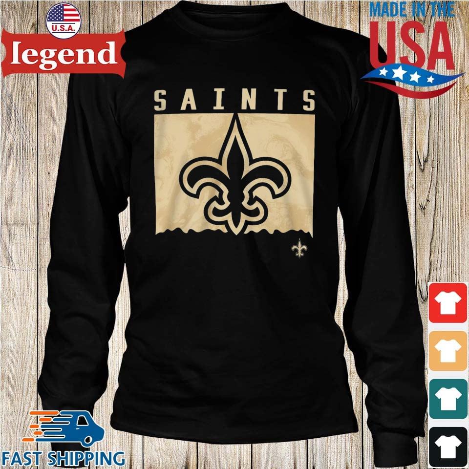 Nfl Team Apparel Youth New Orleans Saints Liquid Camo T-shirt