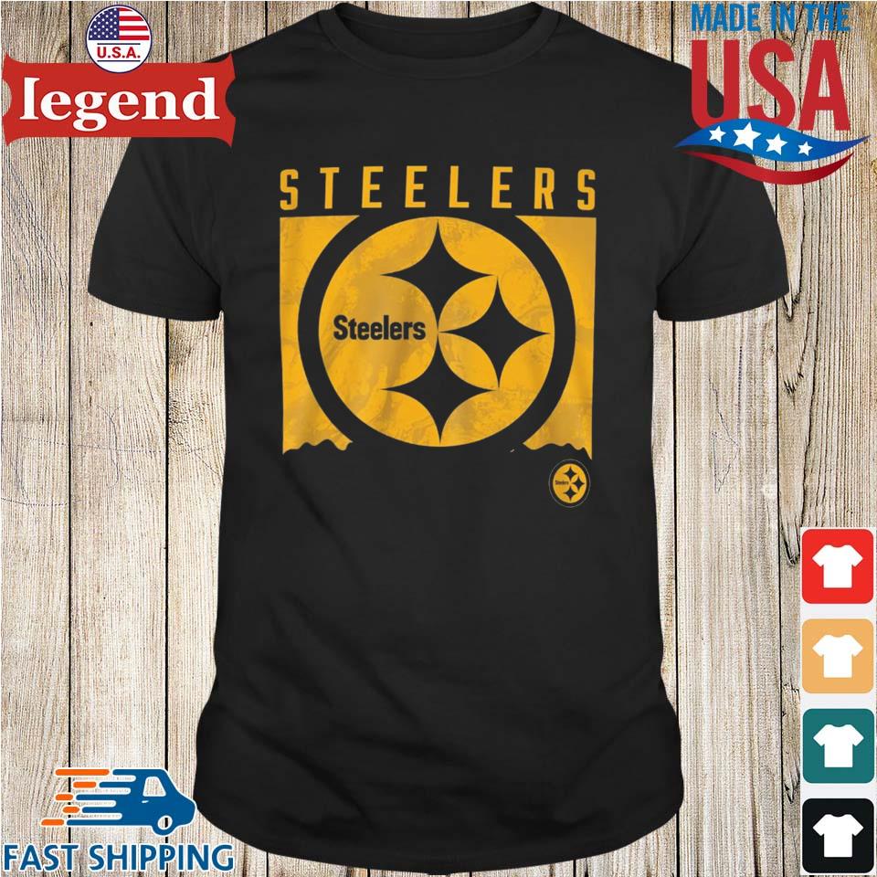 Nfl Team Apparel Youth Pittsburgh Steelers Liquid Camo T-shirt
