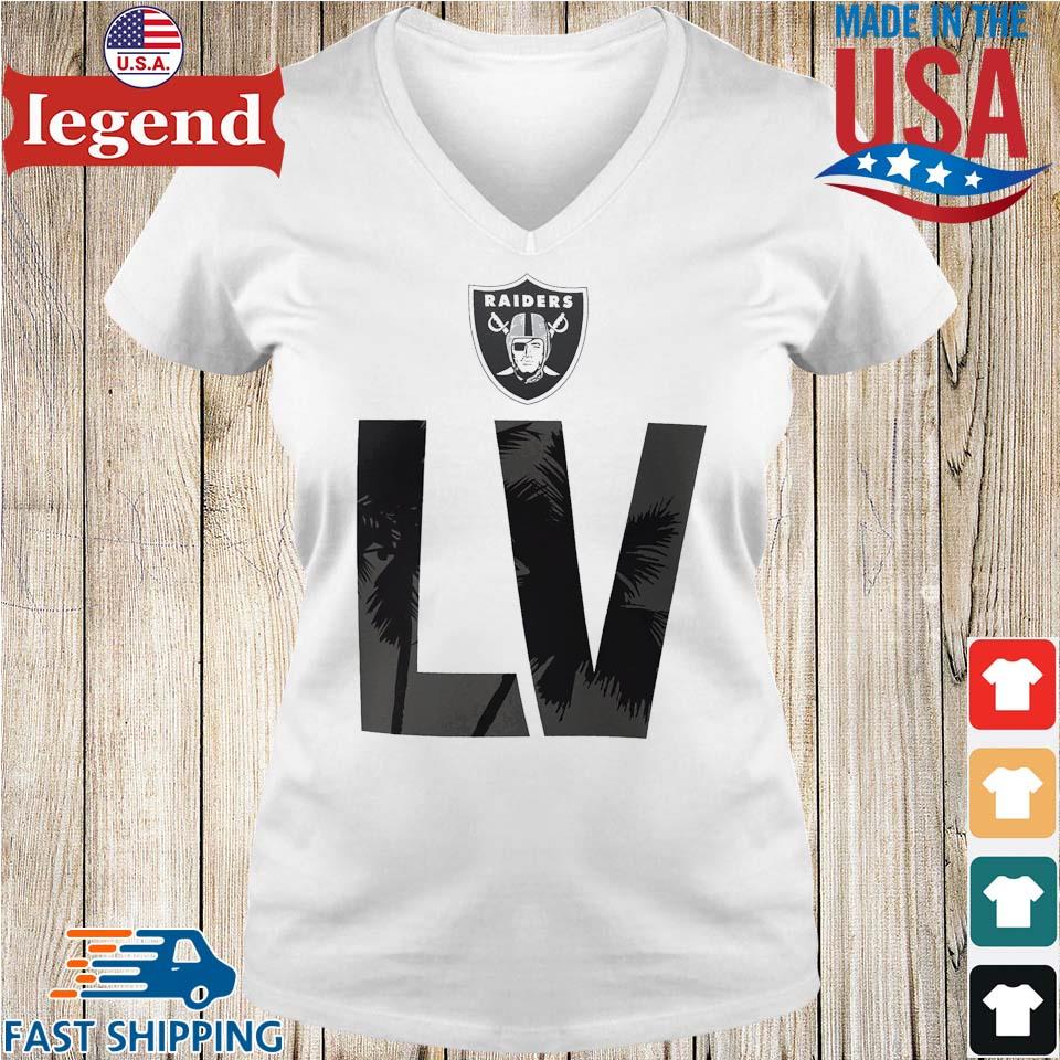 Las Vegas Raiders Ladies V-Neck Tee