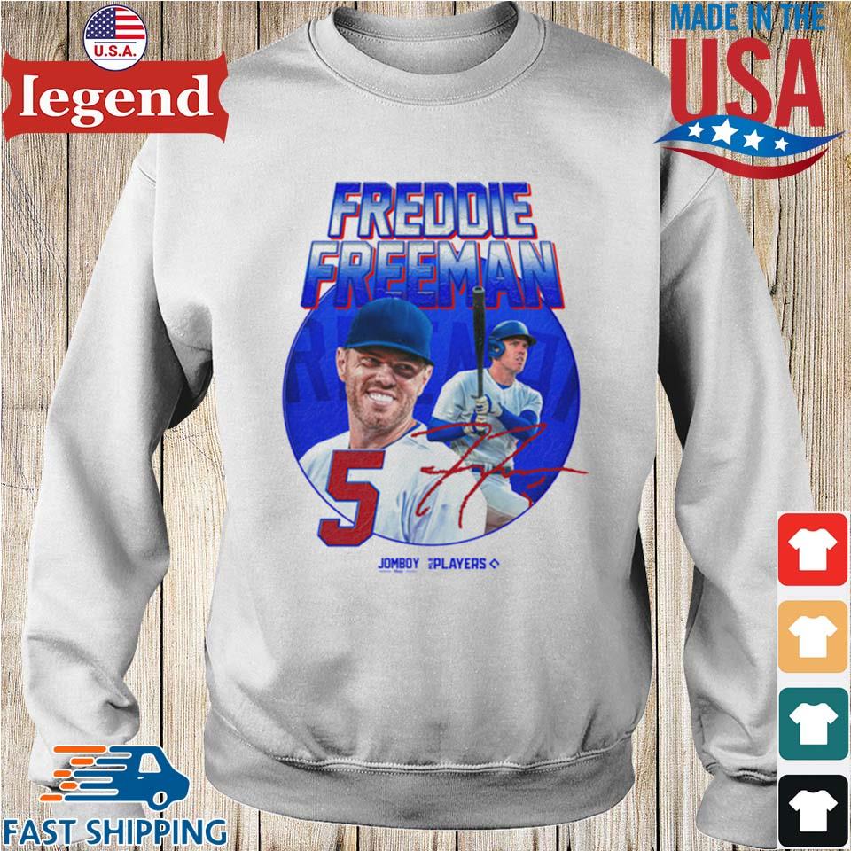 Freddie Freeman 5 signature 2023 Shirt, hoodie, longsleeve, sweatshirt,  v-neck tee