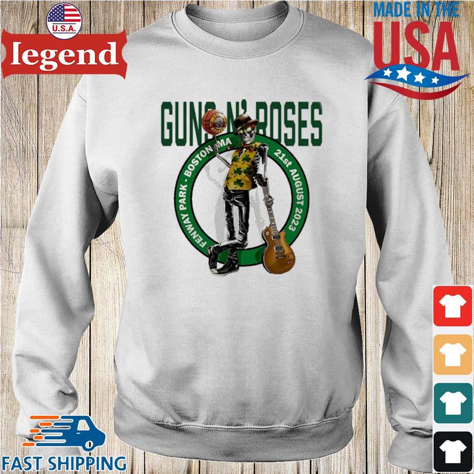 Guns N' Roses Fenway Park Boston Celtics 21st August 2023 poster shirt,  hoodie, sweater, long sleeve and tank top