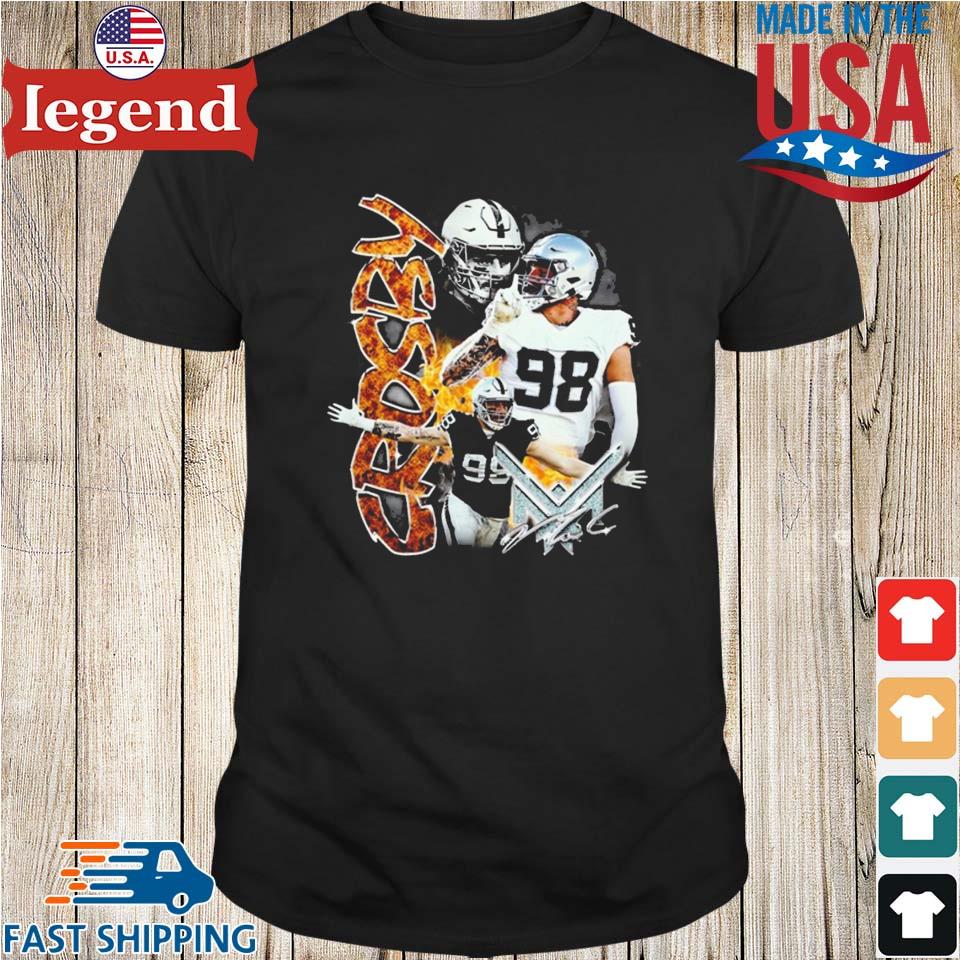 Official las Vegas Raiders Maxx Crosby Signature T-Shirts, hoodie, tank  top, sweater and long sleeve t-shirt