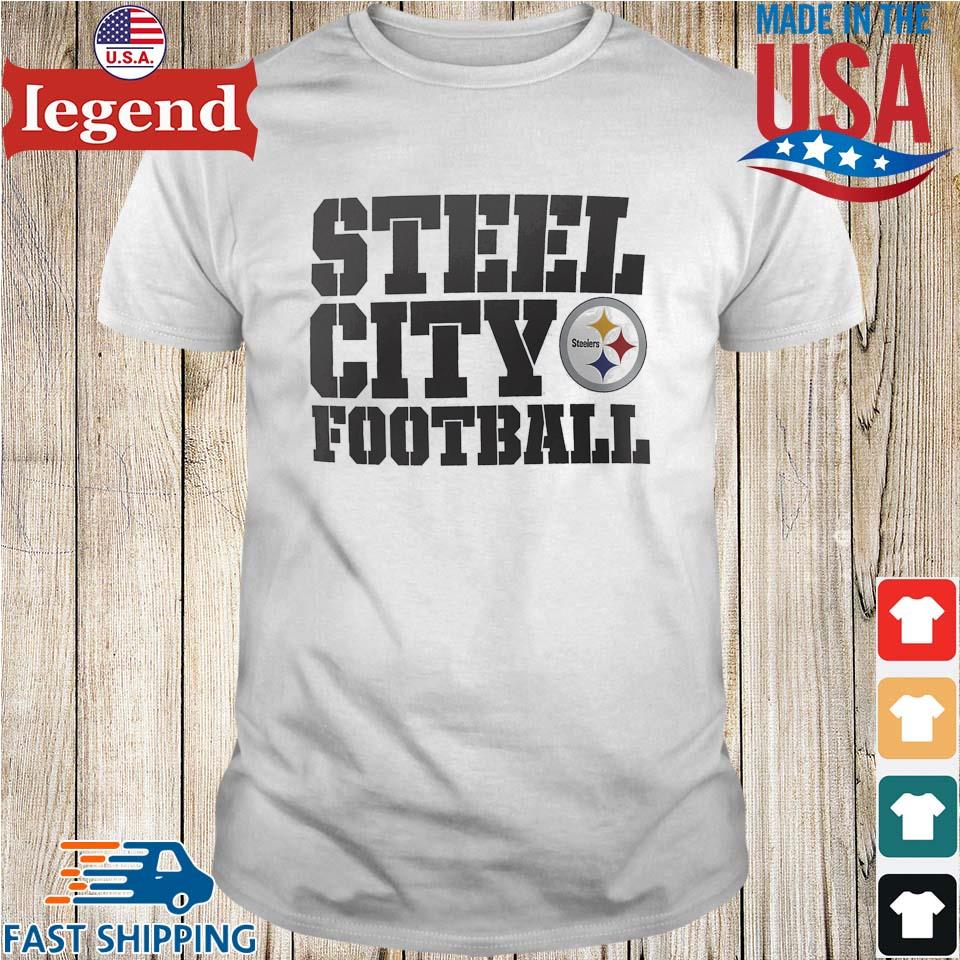 Pittsburgh Pro Football T Shirt, Pittsburgh Shirts, Steel City Pittsburgh  Fan Gear Black & Yellow