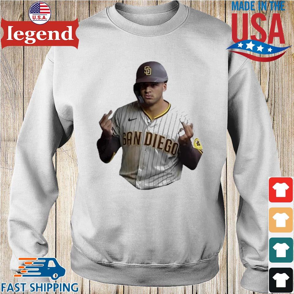 Official tatis Wearing Grish Flipping Someone Off Shirt, hoodie, sweater,  long sleeve and tank top