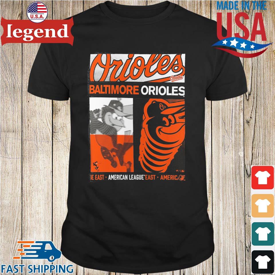 Baltimore Orioles Vintage Style T-shirt black Logo Men and -  Israel