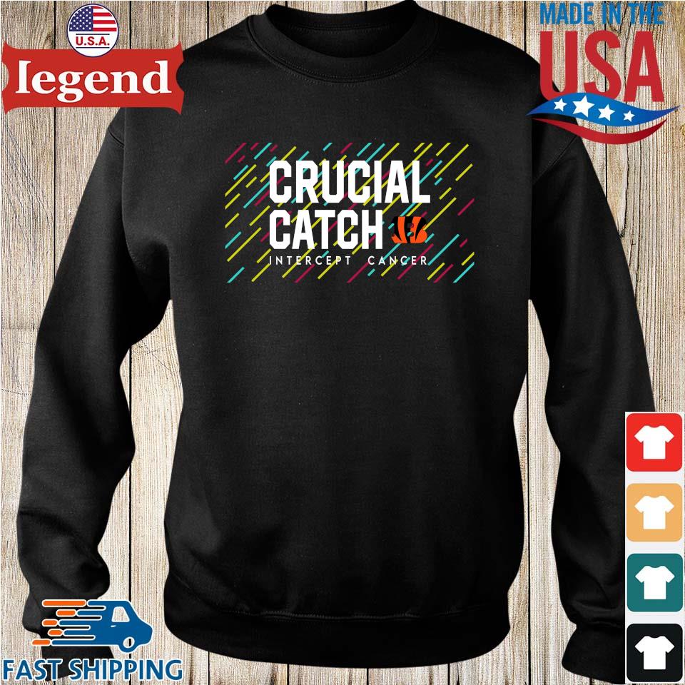 Cincinnati Bengals Intercept Cancer Crucial Catch shirt, hoodie