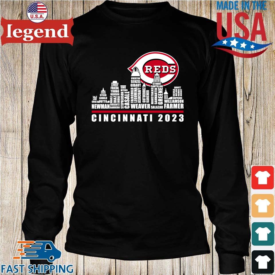 Cincinnati Reds team names city 2023 shirt, hoodie, sweater, long sleeve  and tank top