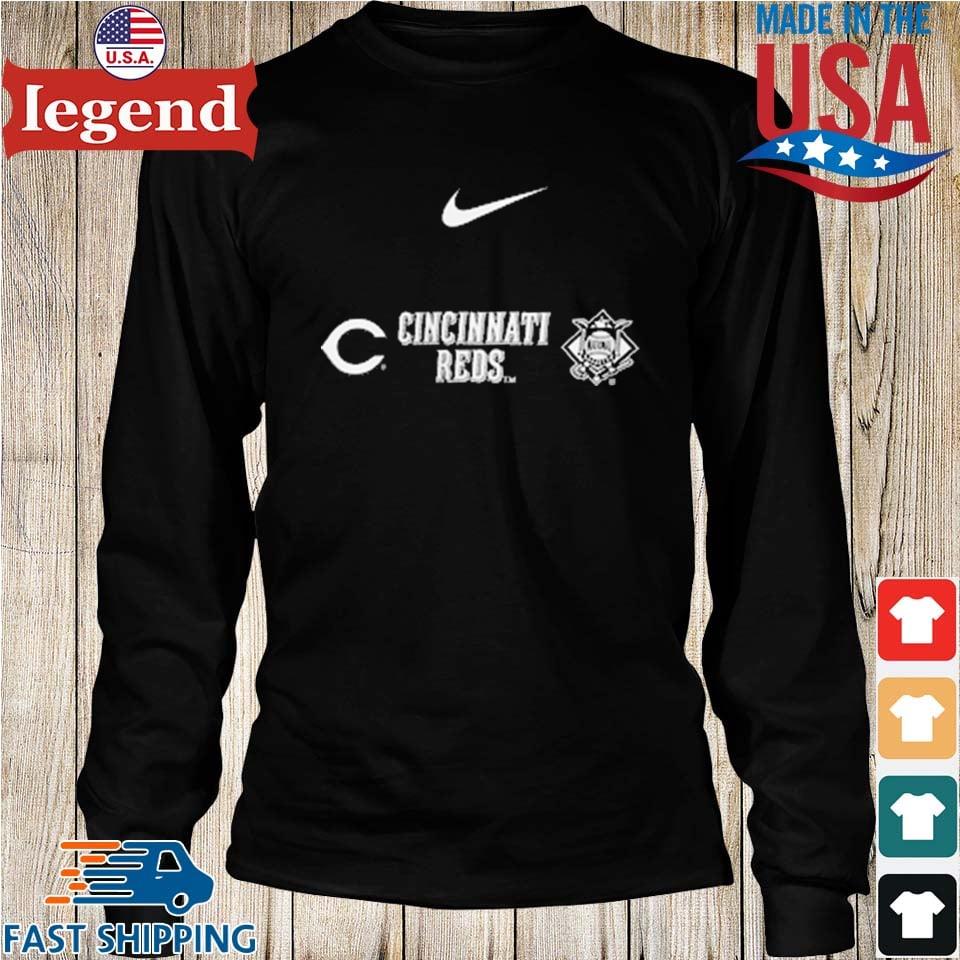 Cincinnati Reds Nike New Legend Logo T-Shirt - Black