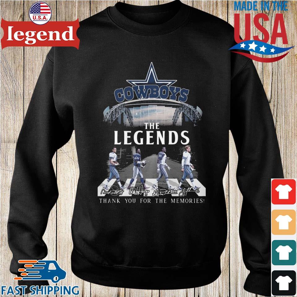 Thorshirts on X: Dallas Cowboys The Legends Players Abbey Road Thank You  For The Memories Signatures Shirt Buy Link:  Home:    / X