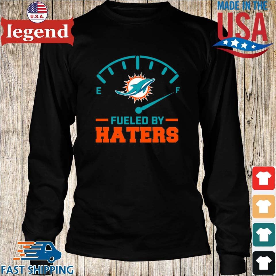 Miami Dolphins NFL Football Fueled By Haters Sports Women's T-Shirt