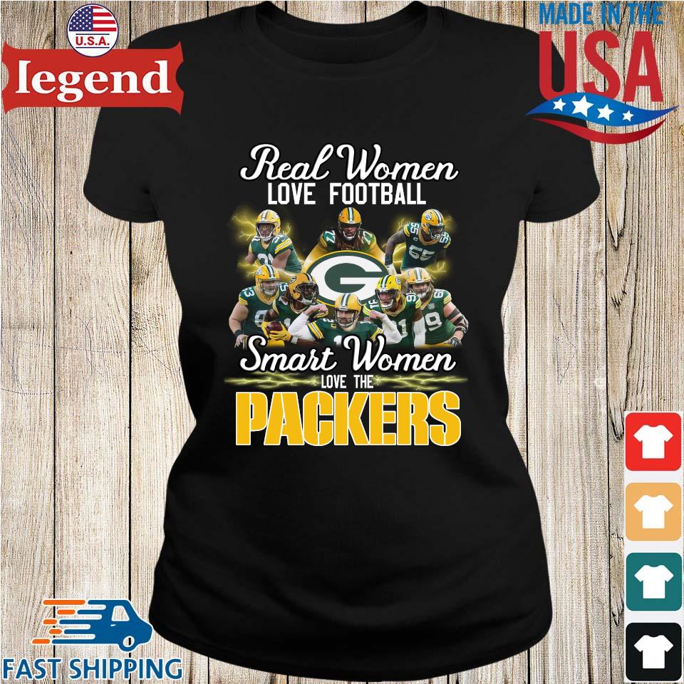 Original Green Bay Packers Real Women Love Football Smart Women