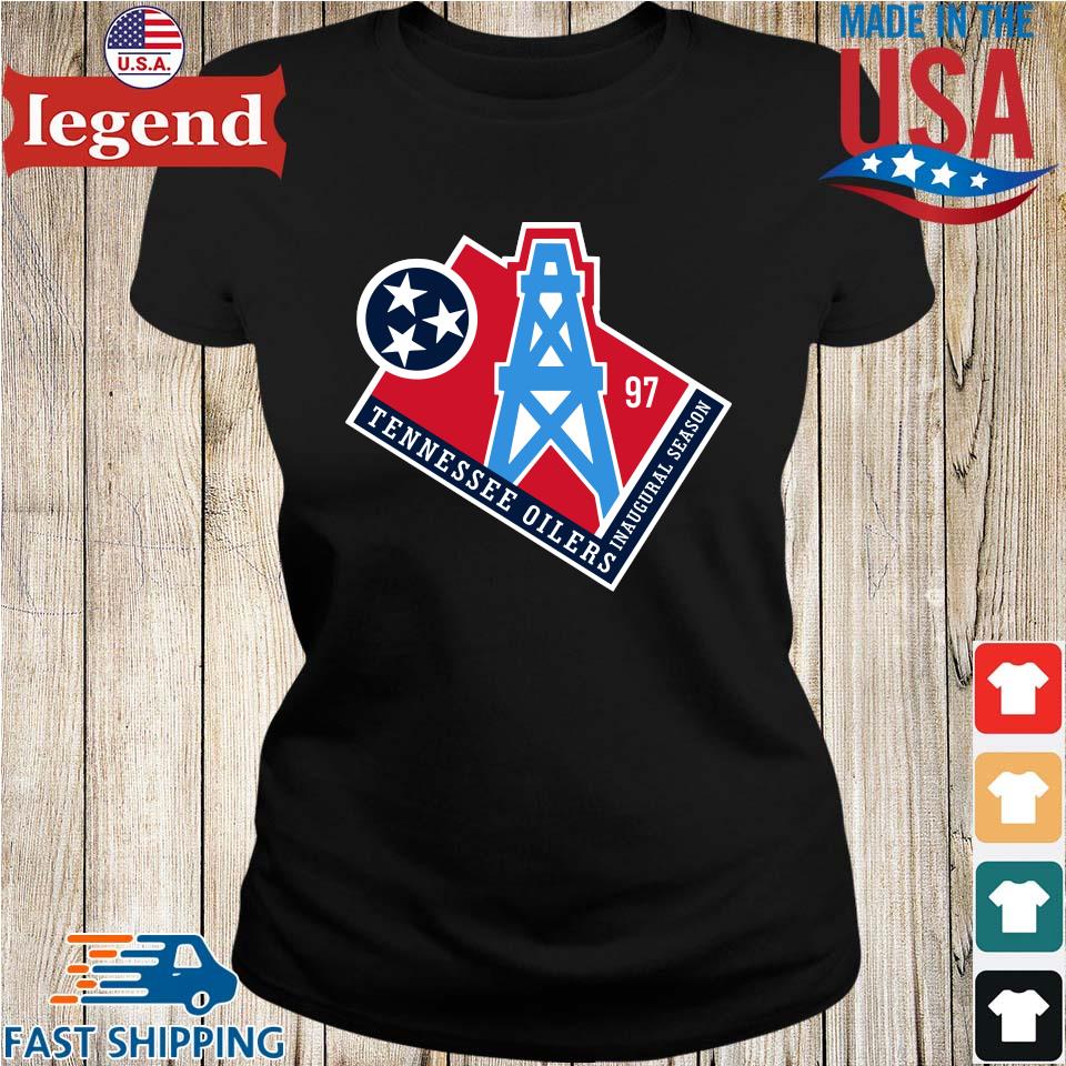 Tennessee Oilers Inaugural Season logo shirt, hoodie, sweater, long sleeve  and tank top