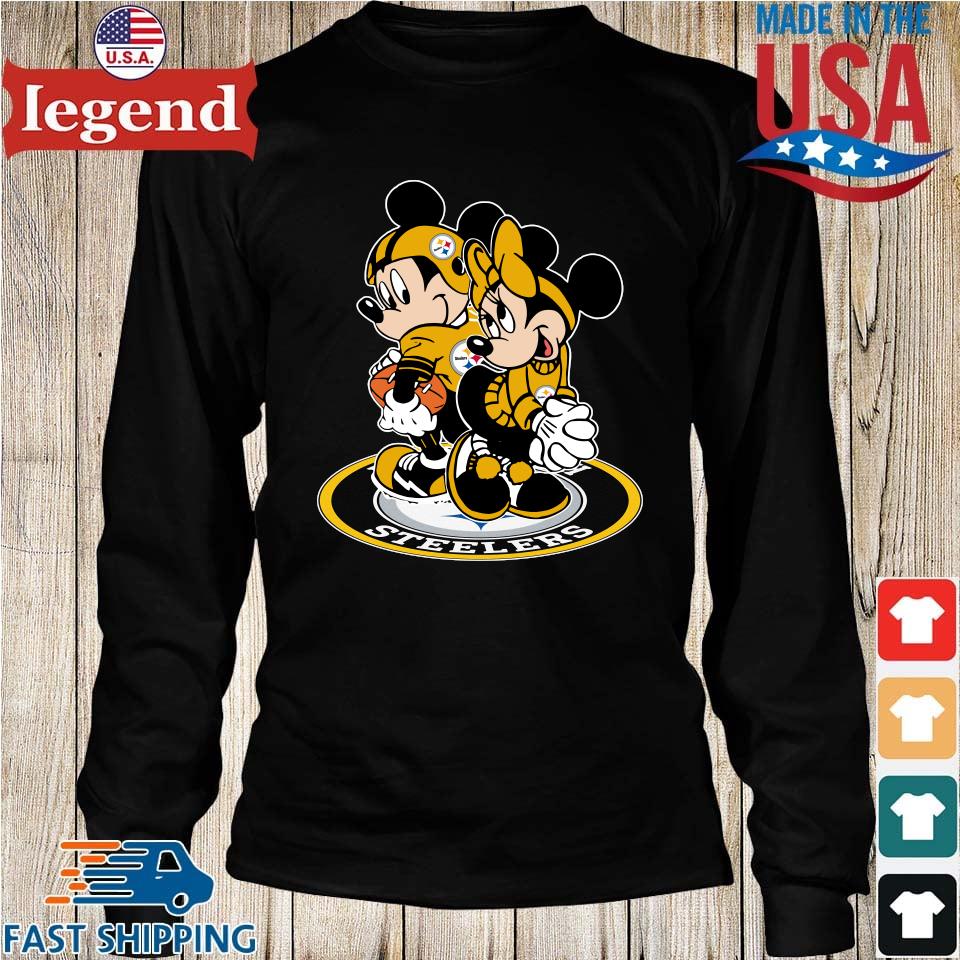 NFL Pittsburgh Steelers Disney Number Mickey Mouse shirt, hoodie, sweater,  longsleeve and V-neck T-shirt