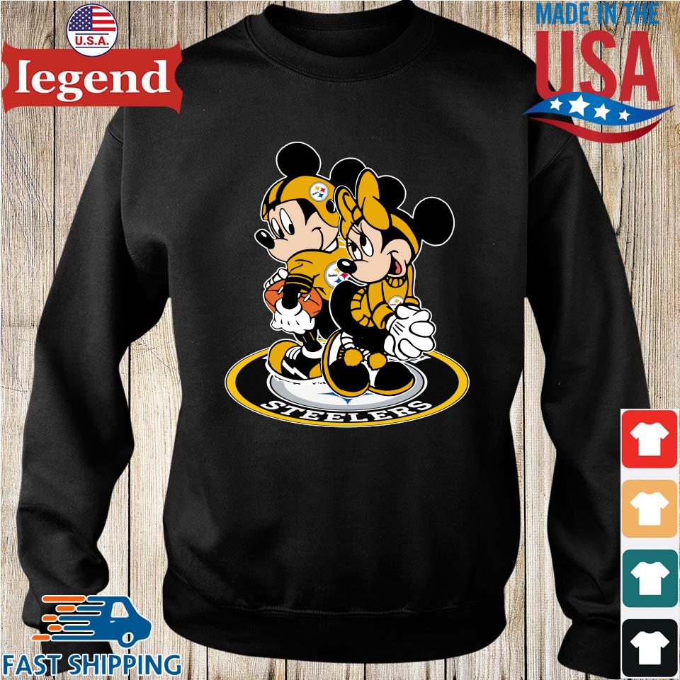 I Love The Steelers Mickey Mouse Pittsburgh Steelers T-Shirt - T-shirts Low  Price