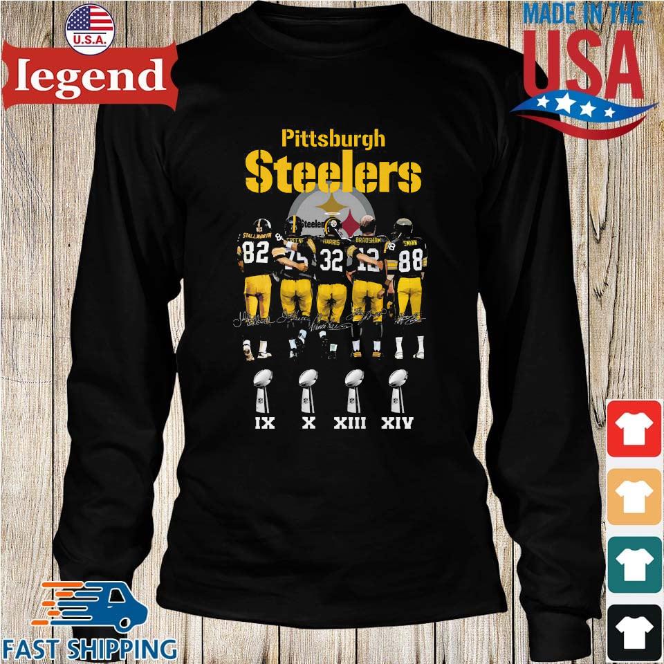 Pittsburgh Steelers Stall Worth Greene Harris Bradshaw Swann T