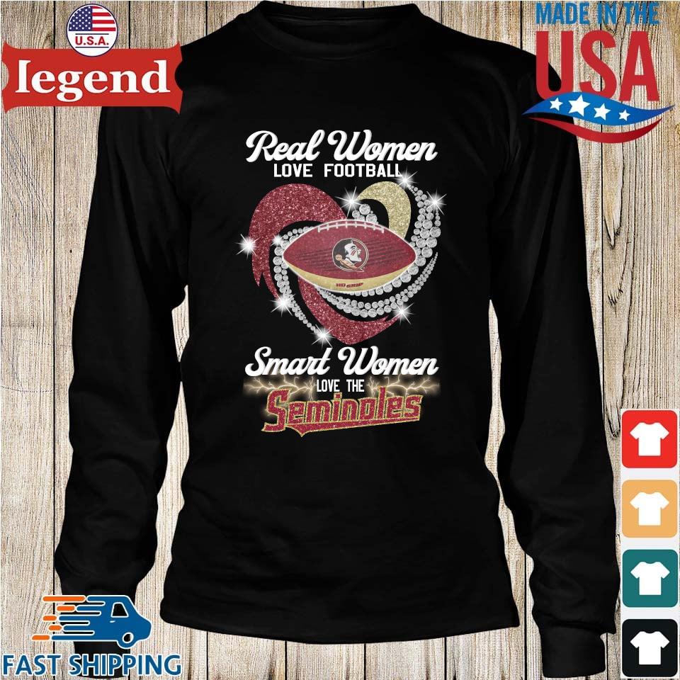 Real women love football smart women love the Alabama Crimson Tide diamond  heart shirt