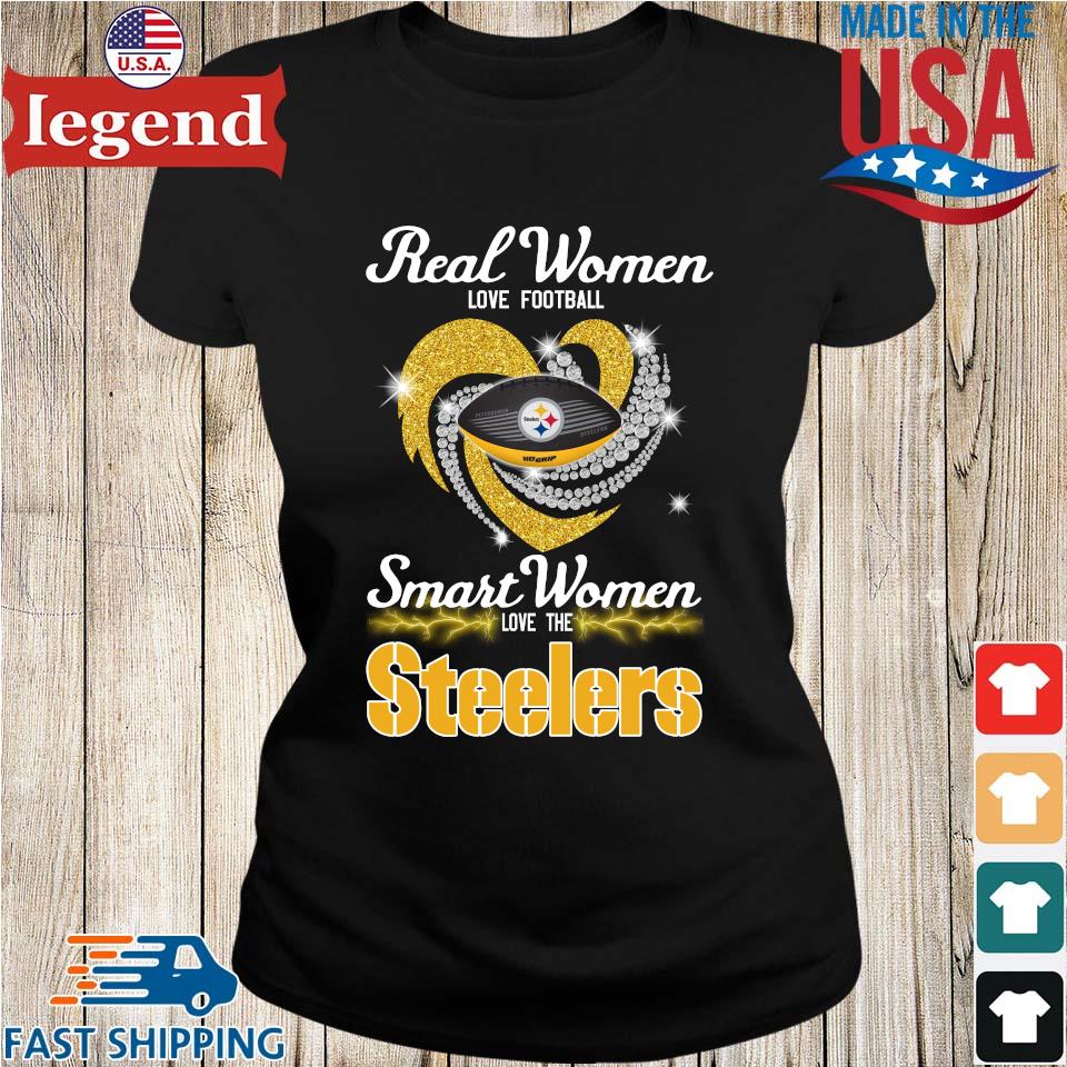 Official Real Women Love Football Smart Women Love The Steelers 2023  Signatures Shirt, hoodie, sweater, long sleeve and tank top