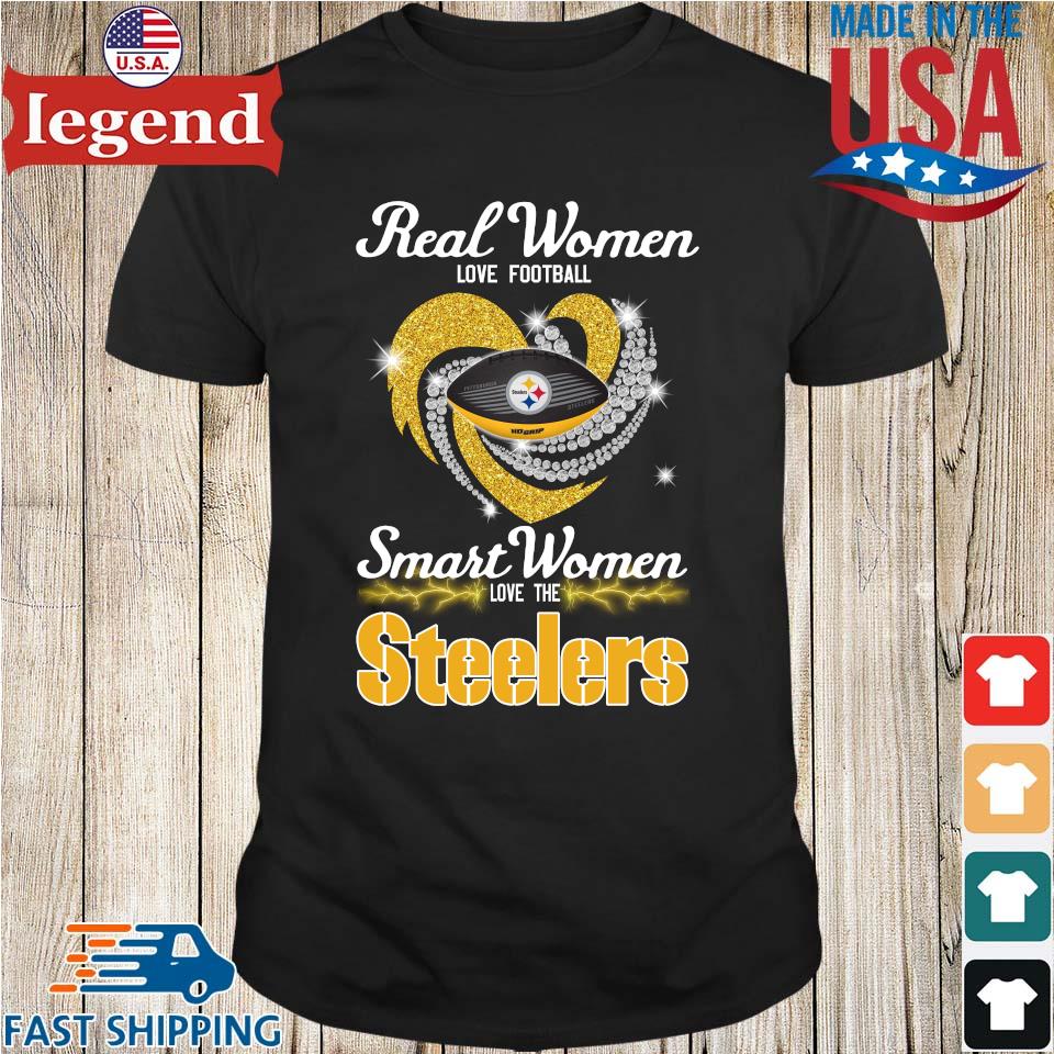 Pittsburgh Steelers Girl Heart Diamond T Shirt Trend T Shirt Store Online