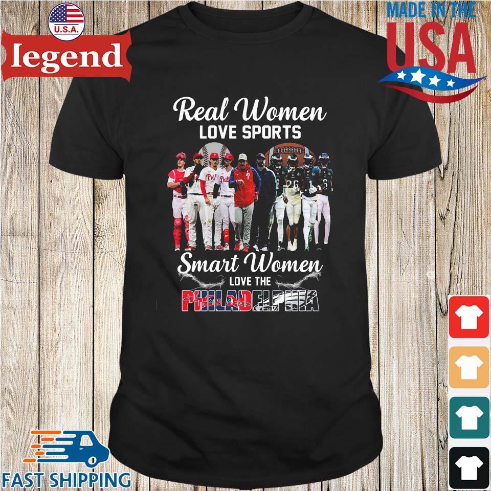 Just a women who love her Philadelphia Eagles and Phillies shirt, hoodie,  sweater, long sleeve and tank top