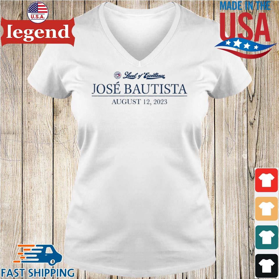 Official toronto Blue Jays Jose Bautista Honda Level Of Excellent August 12  2023 Shirt, hoodie, sweater, long sleeve and tank top