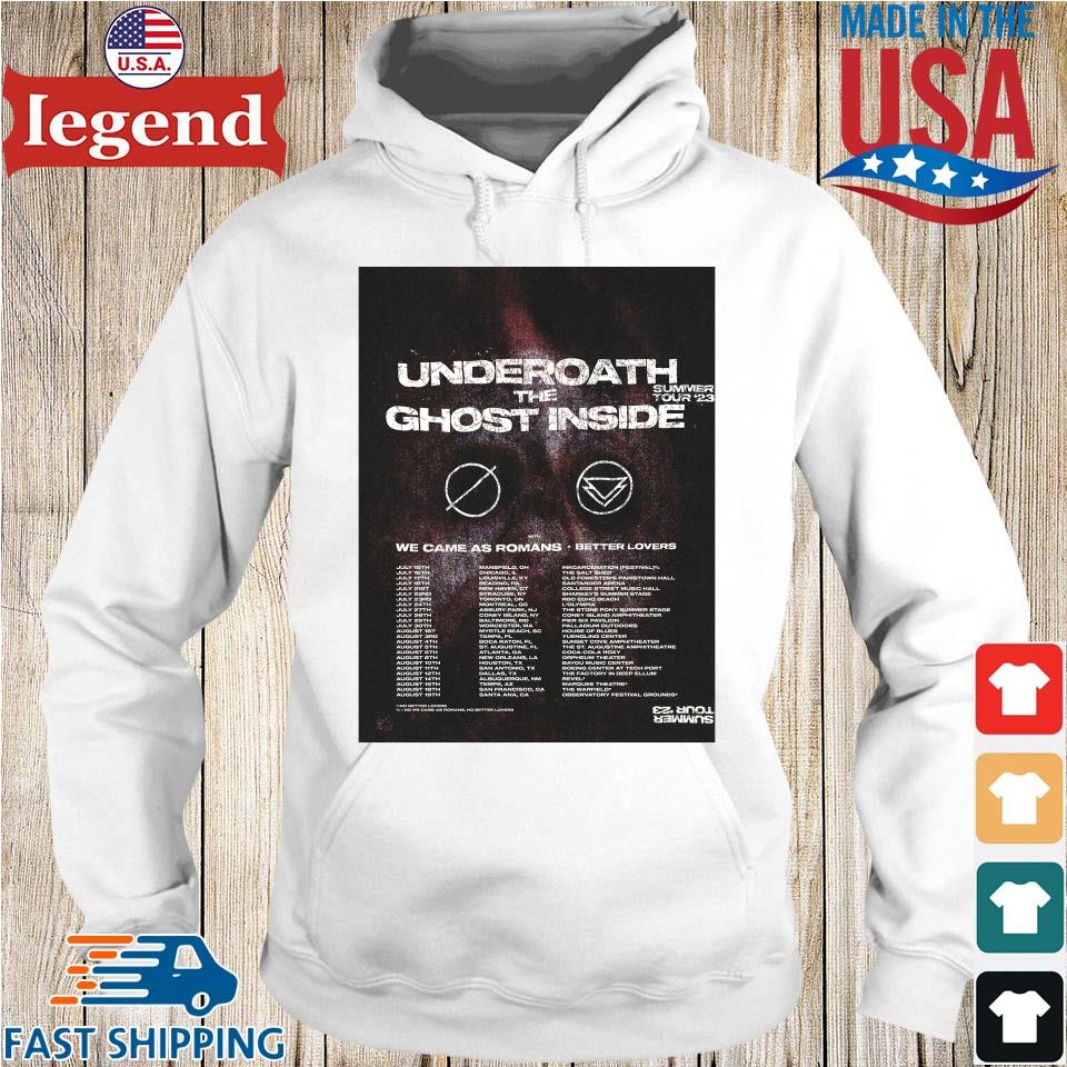 Original Underoath The Ghost Inside Summer Tour 2023 T shirt