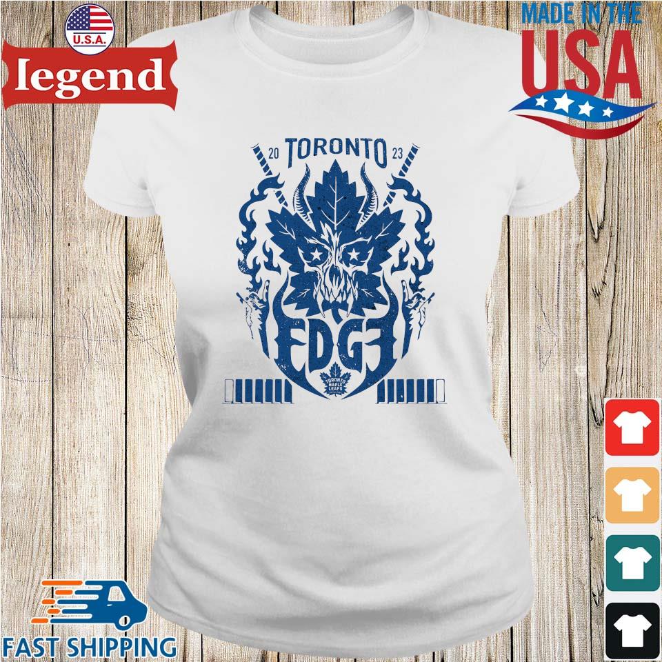 Official toronto maple leafs 2023 x edge collaboration T-shirt