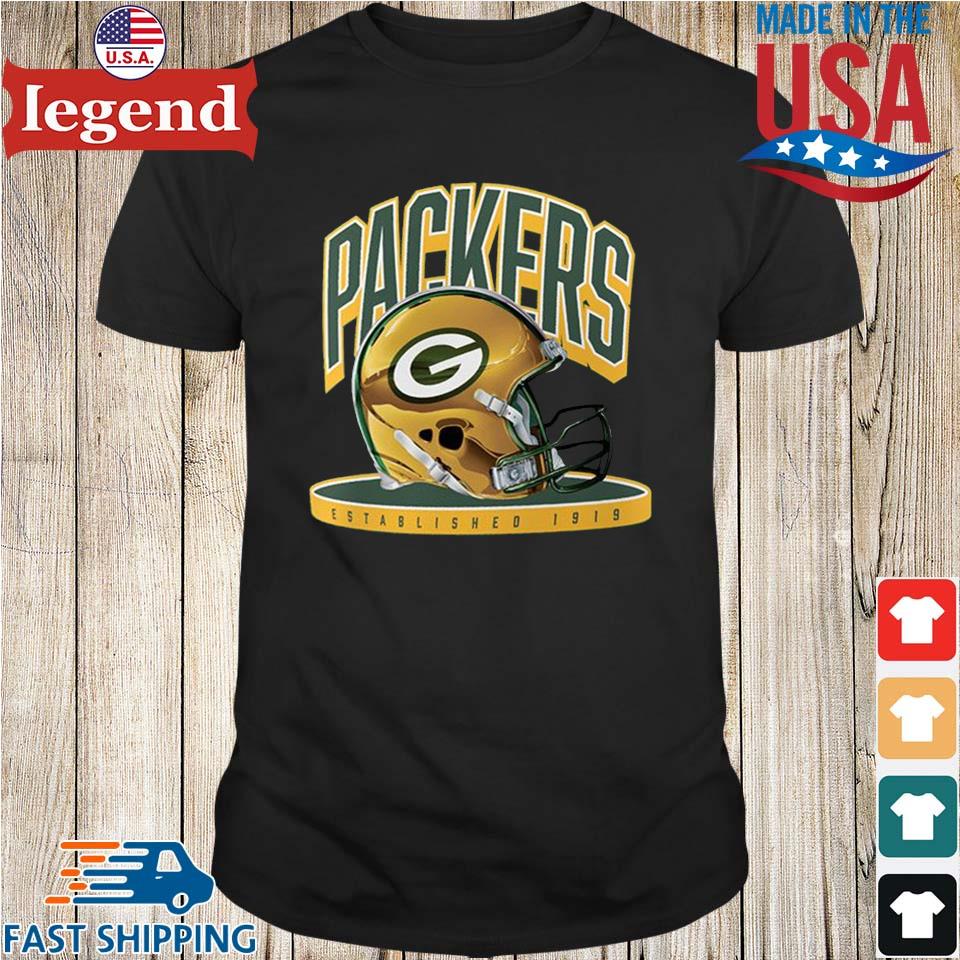 Packers Big & Tall Helmet Platform Established 1919 T-shirt