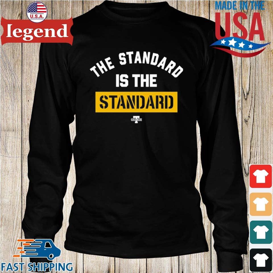 Pat Freiermuth Wearing The Standard Is The Standard T-shirt