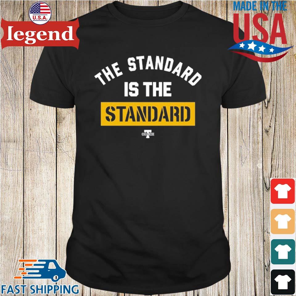 Pat Freiermuth Wearing The Standard Is The Standard T-shirt