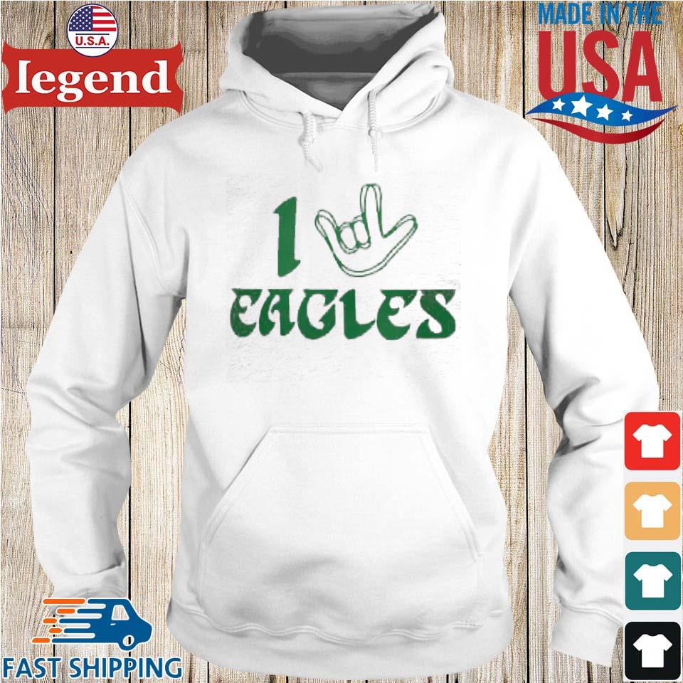 Philadelphia Eagles love sign logo shirt, hoodie, sweater, long sleeve and  tank top