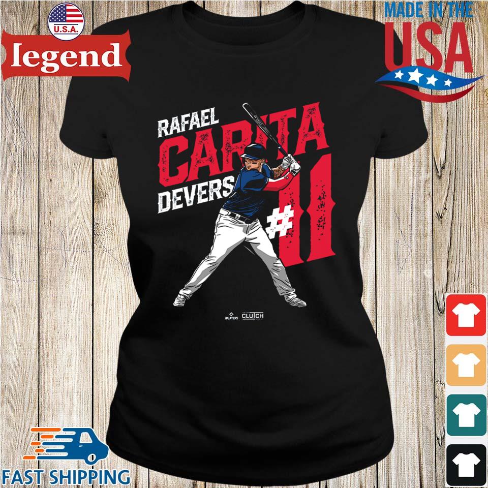 Official rafael Devers #11 Carita Name And Number Baseball Shirt