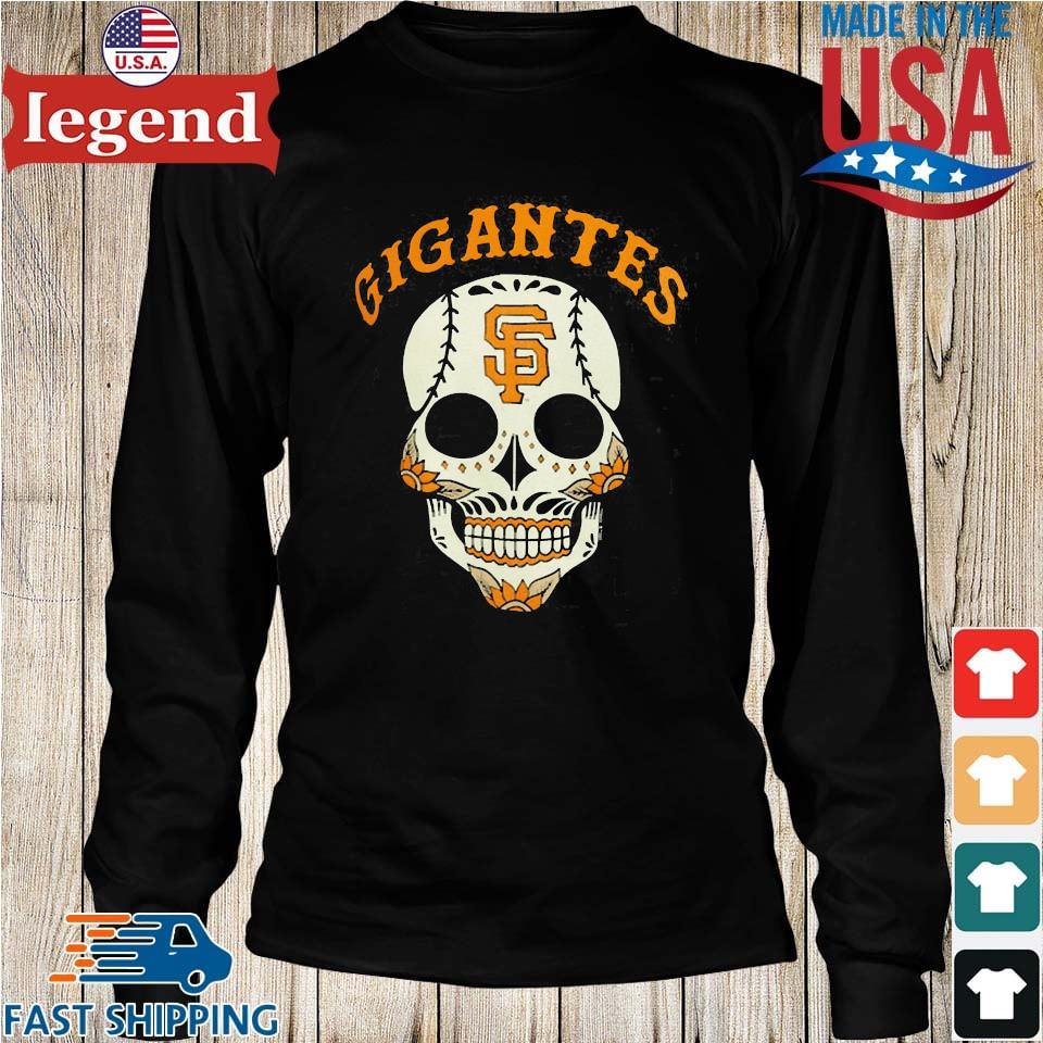 San Francisco Giants Homage Gigantes Hyper Local Tri-blend Skull T-shirt,Sweater,  Hoodie, And Long Sleeved, Ladies, Tank Top