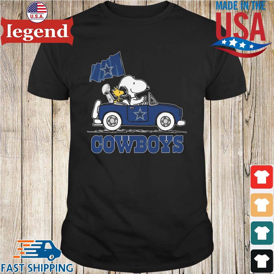 Snoopy and Woodstock riding car Los Angeles Dodgers 2023 shirt