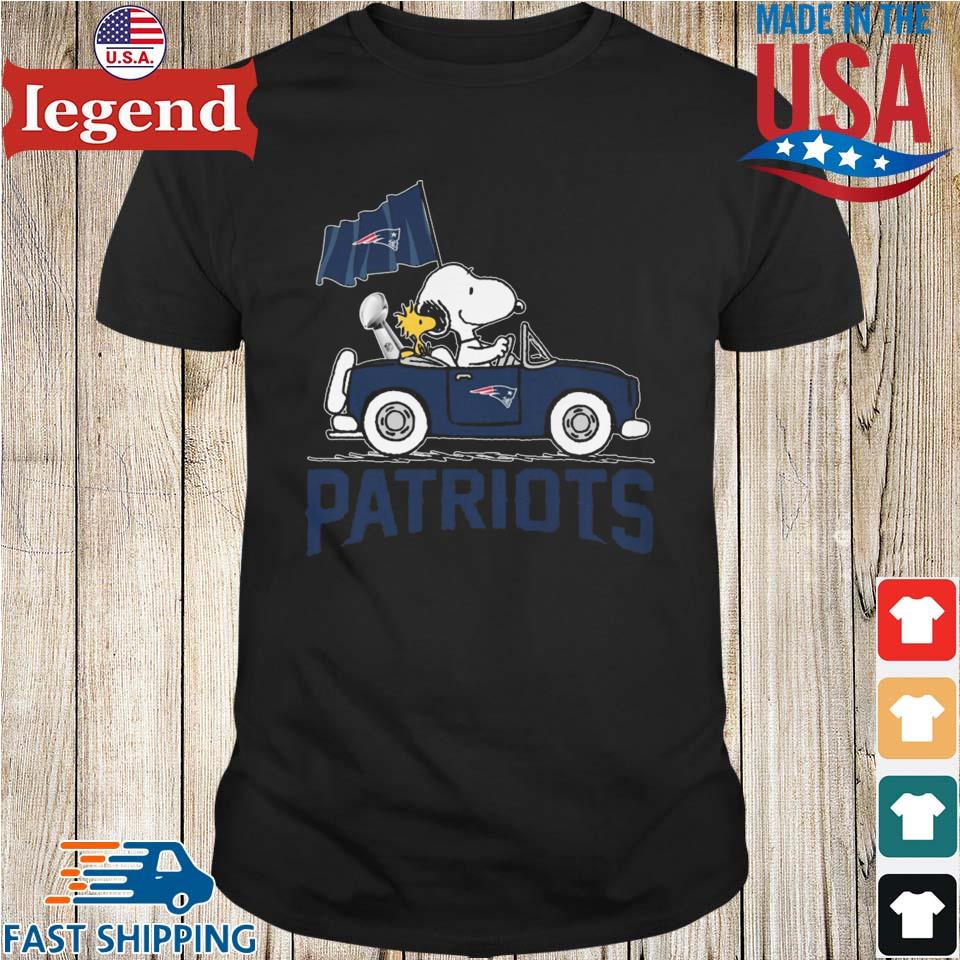 Los Angeles Dodgers Peanuts Snoopy And Woodstock On Car Shirt