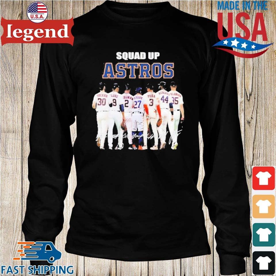 Squad Up Houston Astros Signatures 2023 T-Shirt, hoodie, sweater