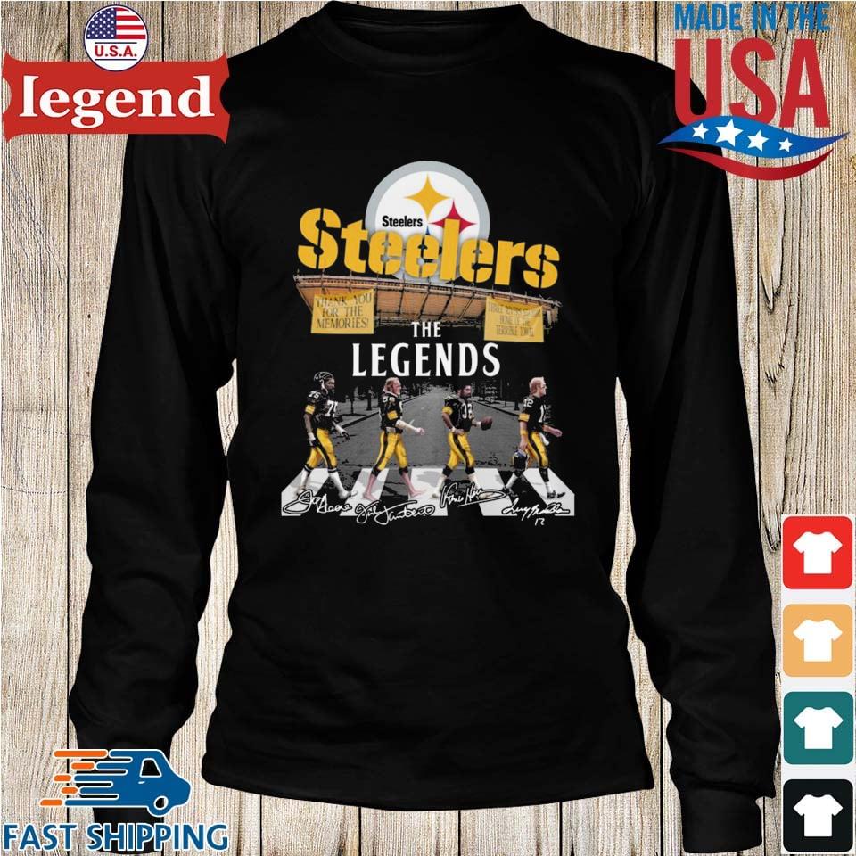 Pittsburgh Steelers The Legends Abbey Road Signatures Shirt - Peanutstee