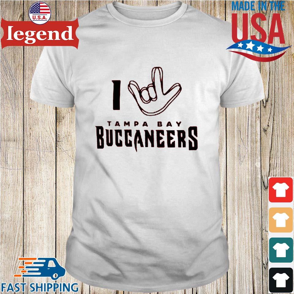 Love Sign Tampa Bay Buccaneers T-Shirt - Cruel Ball