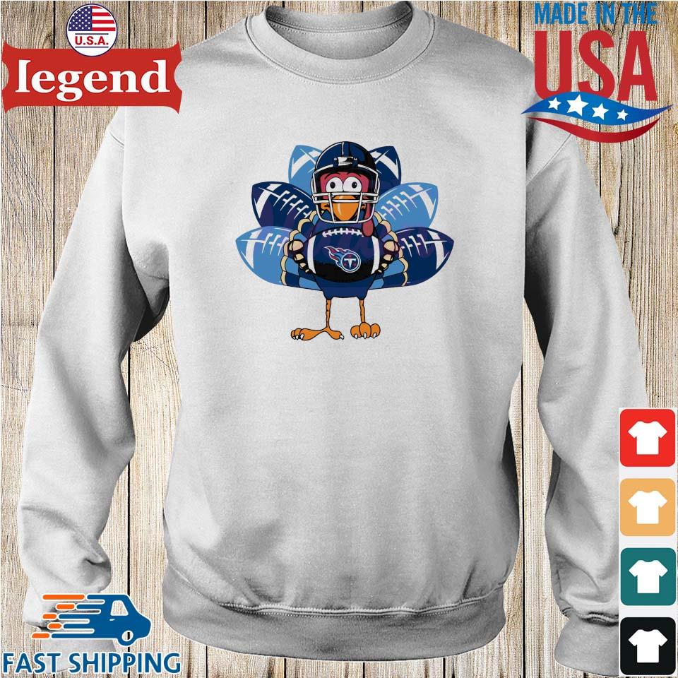 Tennessee Titans Turkey Thanksgiving Day Long Sleeve T-Shirt