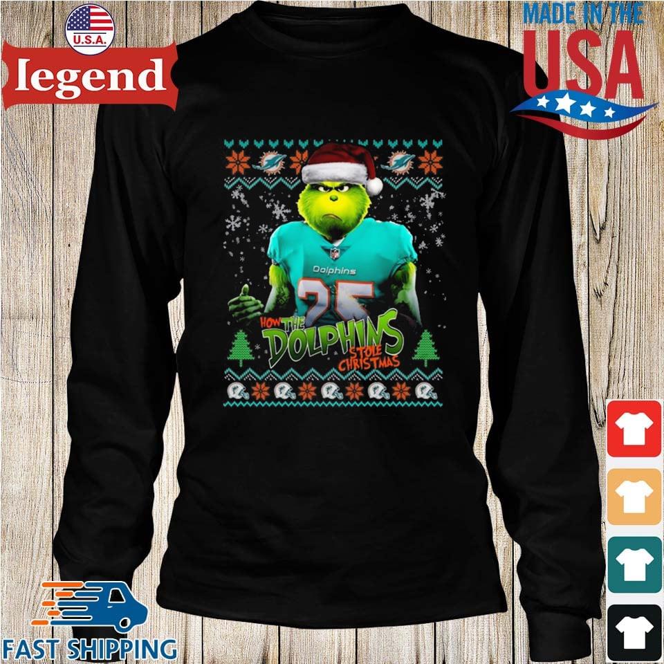 The Grinch How The Miami Dolphins Stole Christmas 2023 T-shirt