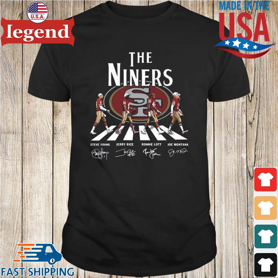 The Niners San Francisco 49ers abbey road signatures T-Shirt