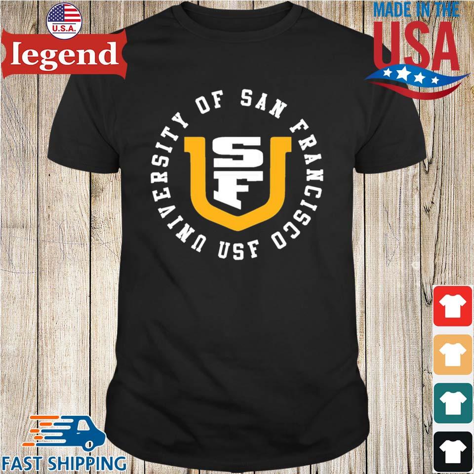 University of san francisco usf logo san francisco California 2023  T-shirts, hoodie, sweater, long sleeve and tank top