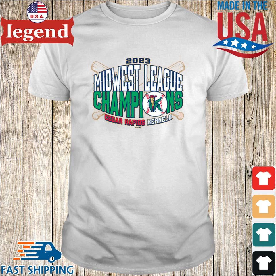 2023 Midwest League Champions Cedar Rapids Kernels Shirt