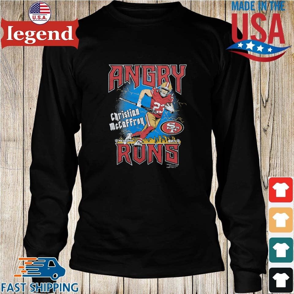 Angry Runs 49ers Christian McCaffrey shirt, hoodie, sweater, long sleeve  and tank top