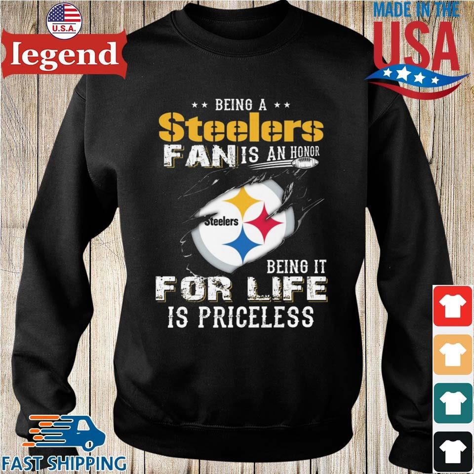 Being a Steelers fan is an honor, Being it for Life is priceless |  Essential T-Shirt