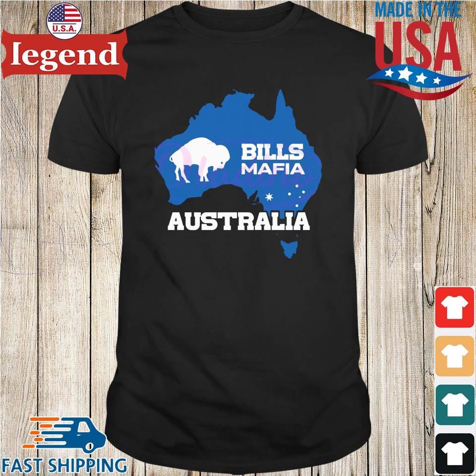 Bills Mafia Australia Buffalo Bills And Maps T-shirt,Sweater, Hoodie, And  Long Sleeved, Ladies, Tank Top